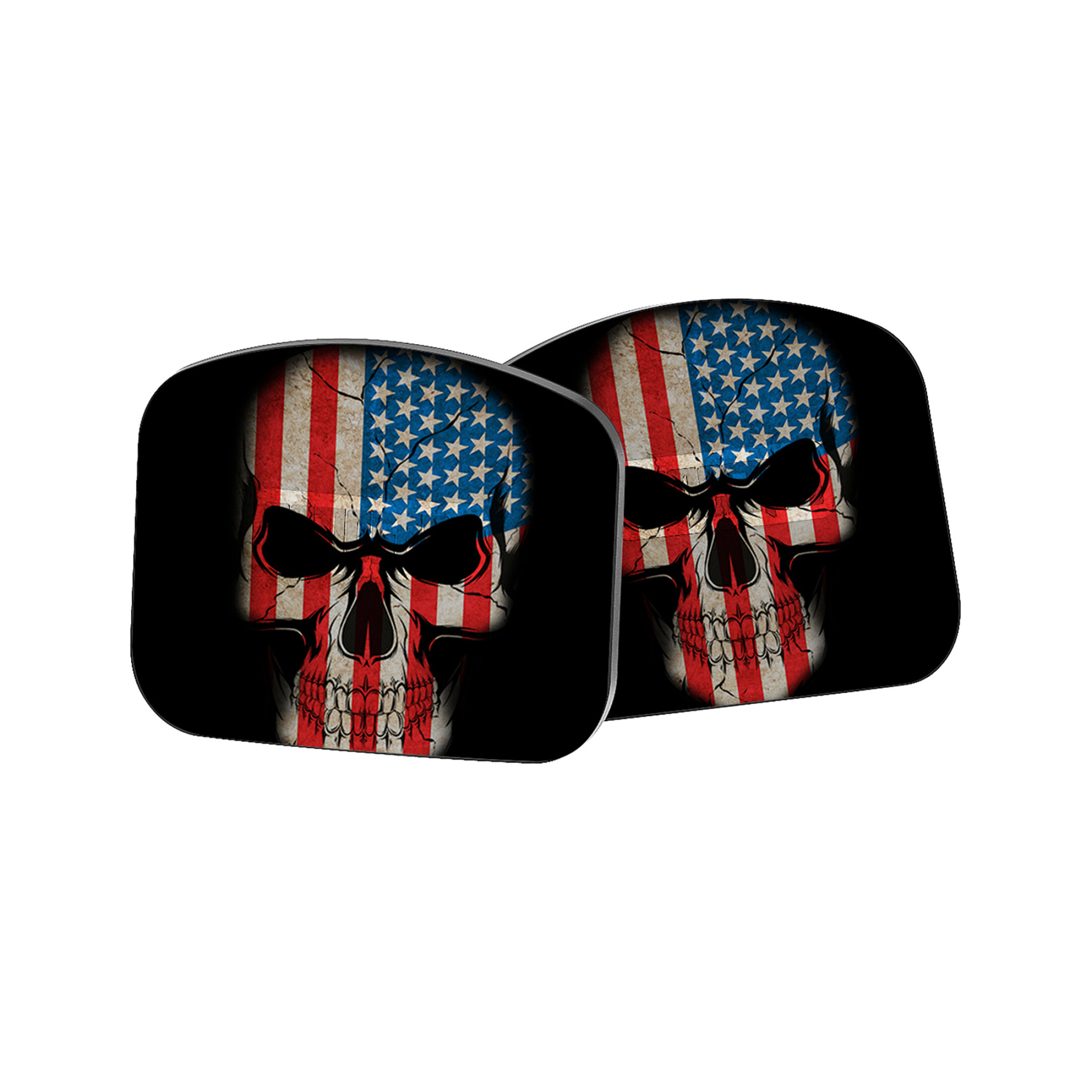 OpticGard Training Lens for Holosun H507 COMP Us Flag Skull #2